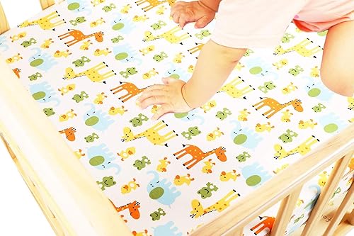 Vista 5 de Dinosaur Pack n Play - Juego de sábanas ajustables elásticas para cuna, paquete de 2 unidades, tejido de jersey, ultra suaves, portátiles, para Azul