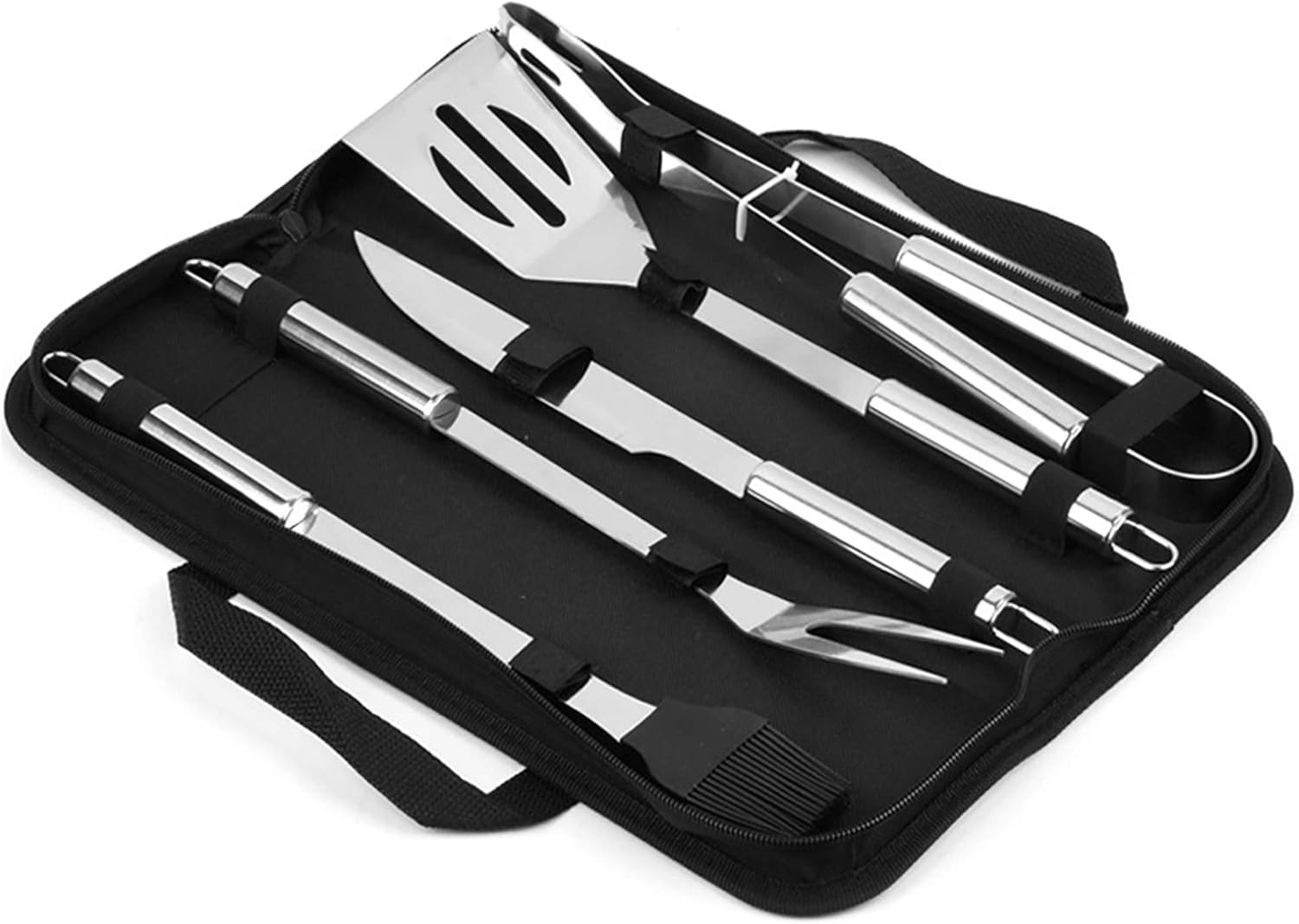 PARANNIC BBQ Tools Set, 5Piece Heavy Duty BBQ Grill Tool