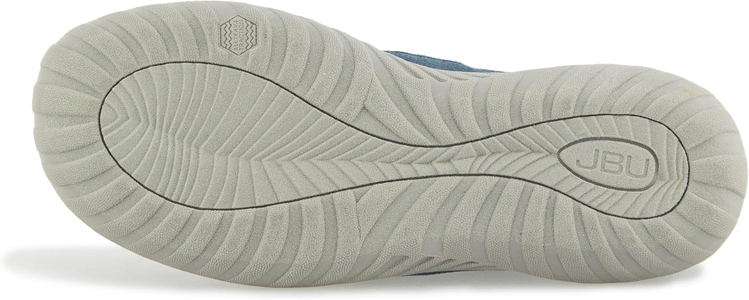 JBU Women's Cupcake Casual Comfortable Flexible Arch Support APMA Accepted Fisherman Walking Flat