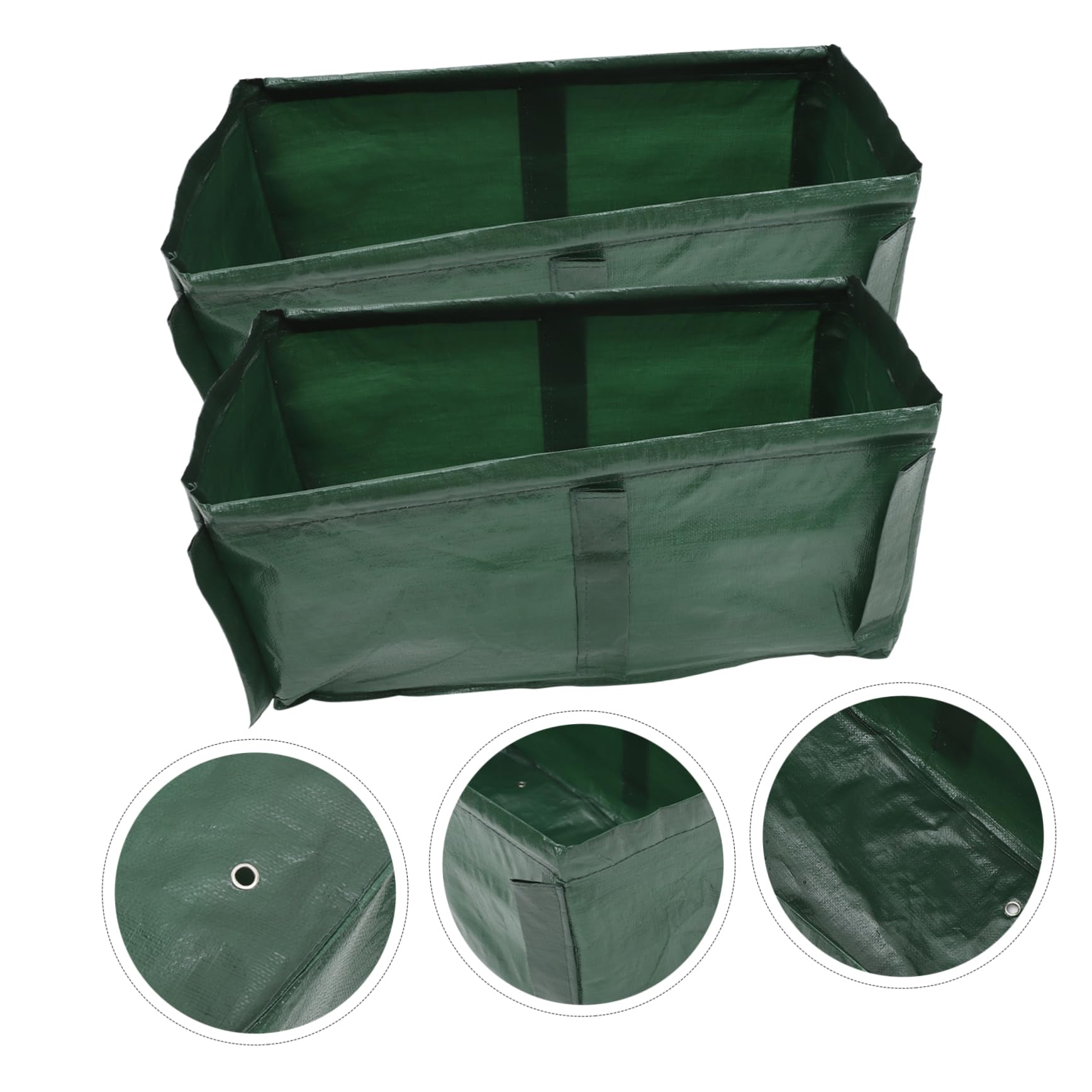 ifundom 2pièces Sacs De Plantation Tissu PE Tissé Sachets De Plantation De Fruits Sacs De Croissance Réutilisables pour Plantes Légumes Et Fleurs