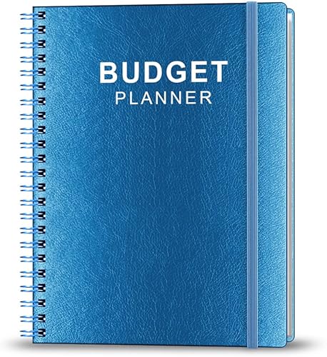 Planificador de presupuesto y organizador mensual de facturas con bolsillos. Cuaderno de seguimiento de gastos, diario de presupuestos y