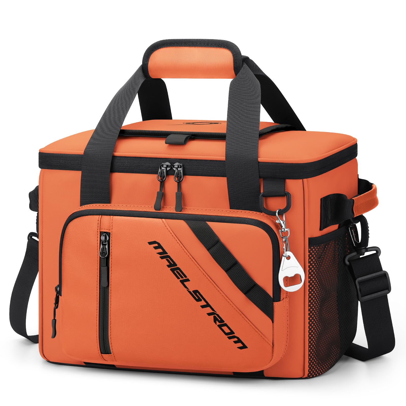 Maelstrom Kühltasche 25L, Faltbare isolierte Kühltasche mit Schnellzugriff | 5-Schicht-Isolierung, 16 Std. kalt, auslaufsicher, wasserdicht, mehrere Taschen, Flaschenöffner, Strand, Camping & Picknick