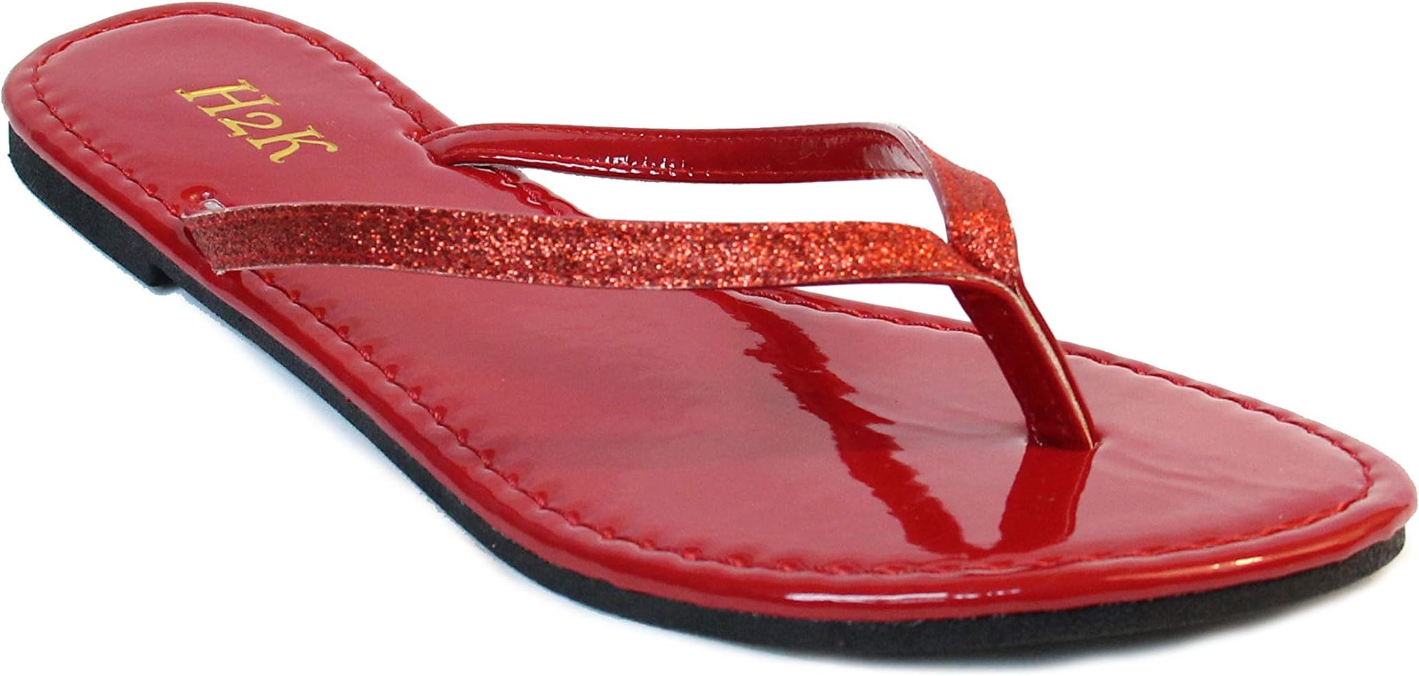 Women's Glitter Flat Thong Sandal