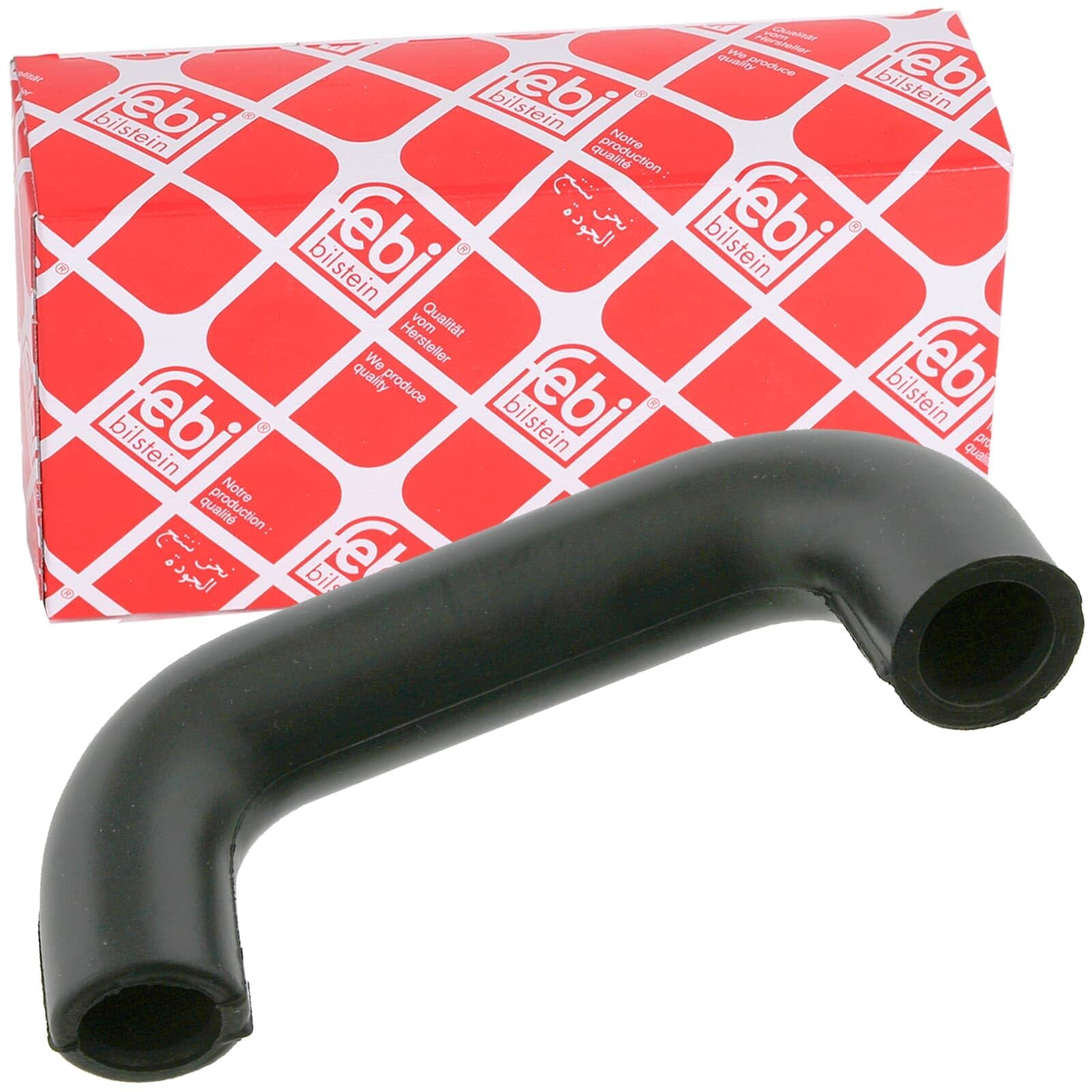 Crank Case Breather Pipe Hose fits MERCEDES 190 W201 2.3 86 to 93 M102.985 Febi