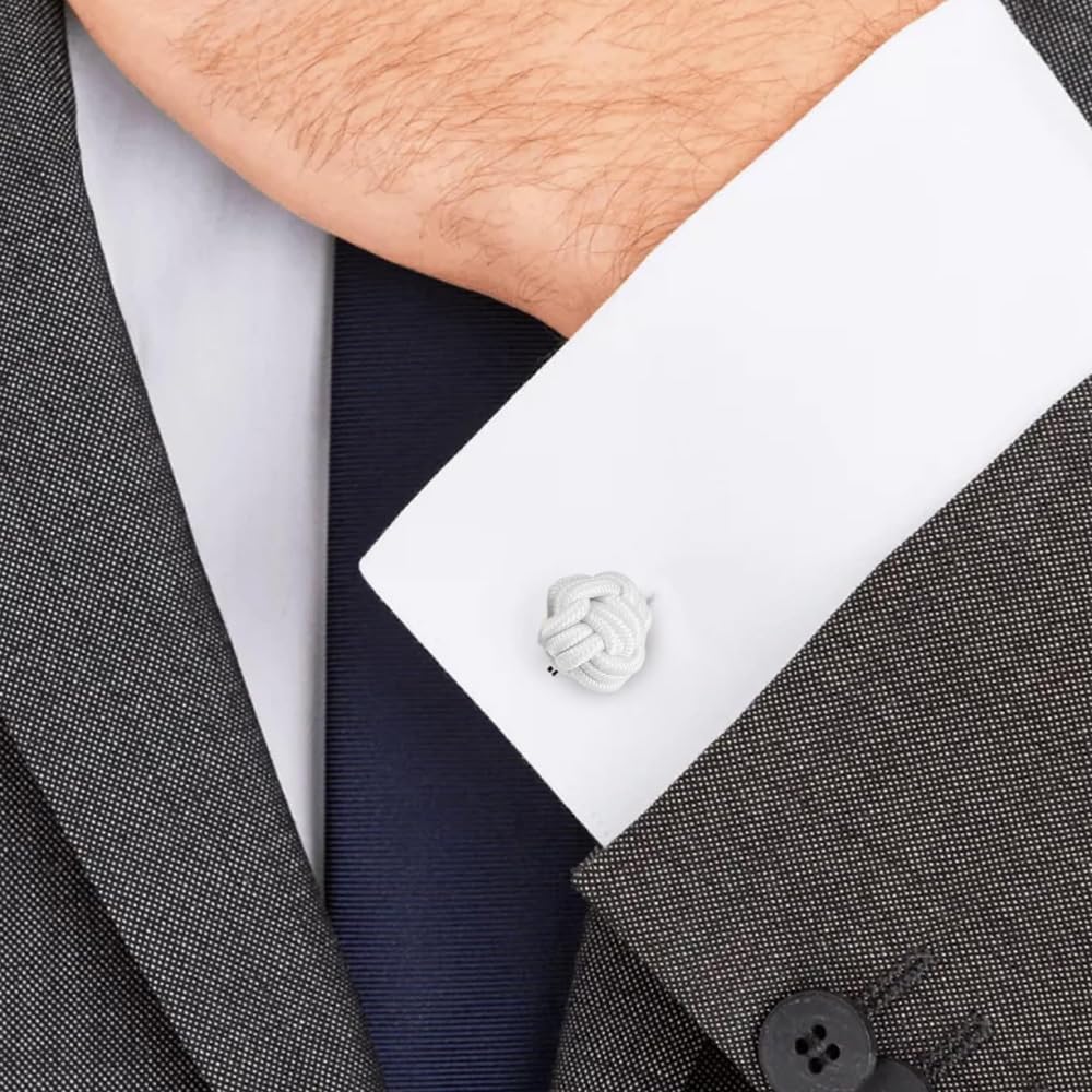 Lot De 5 Paires De Boutons De Manchette En Soie Pour Homme, Femme, Pour