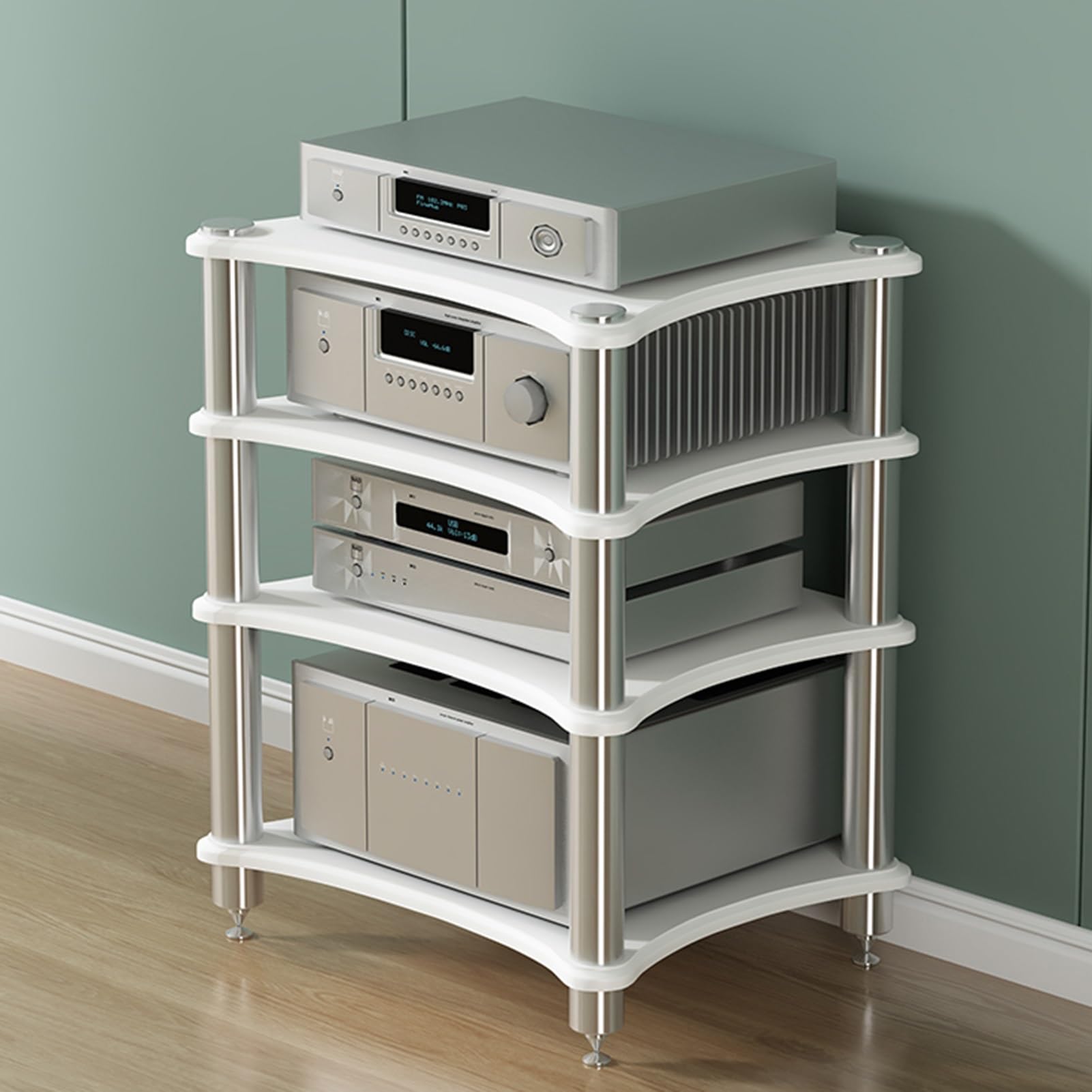 Rangement de composants audiovisuels compact pour appareils de salon