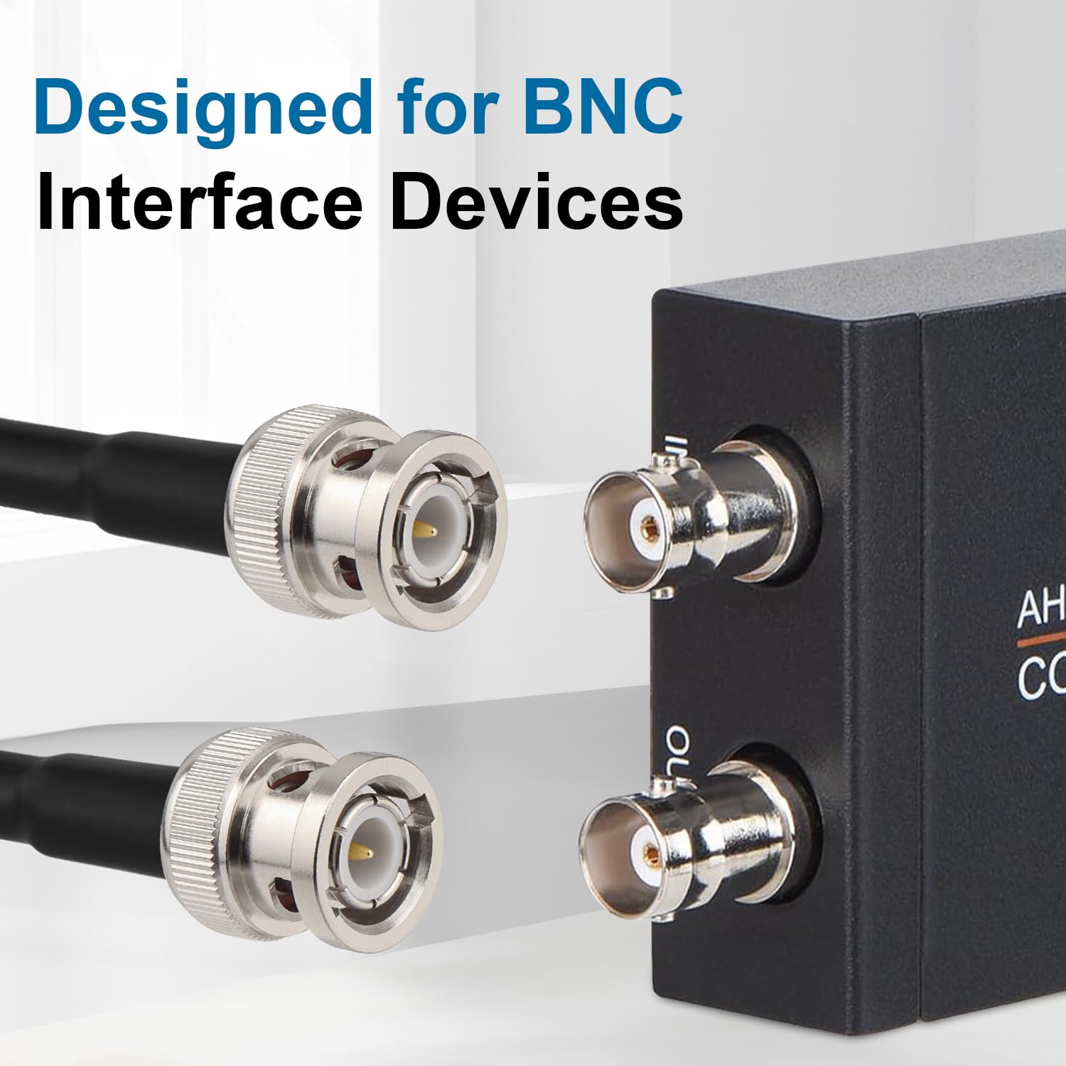 XRDS -RF Cavo coassiale RG58 da maschio BNC a maschio BNC, con nucleo in rame massiccio, cavo RF a bassa perdita a doppia schermatura per CCTV, video, radio, oscilloscopio, apparecchiature di prova