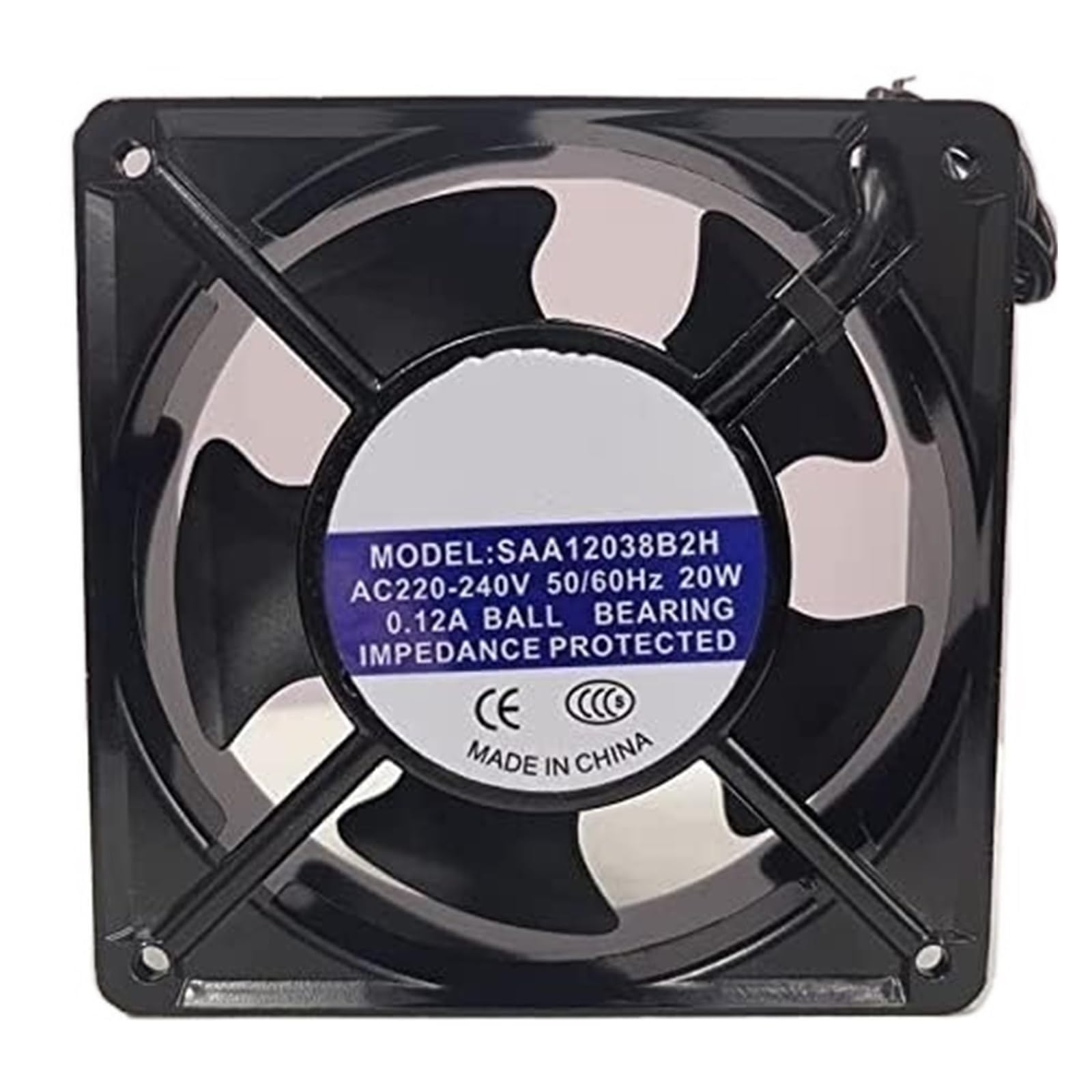 EAHWCXSD SAA12038B2H AC220V 20W 0.12A 12Cm Cooling Fan 12038