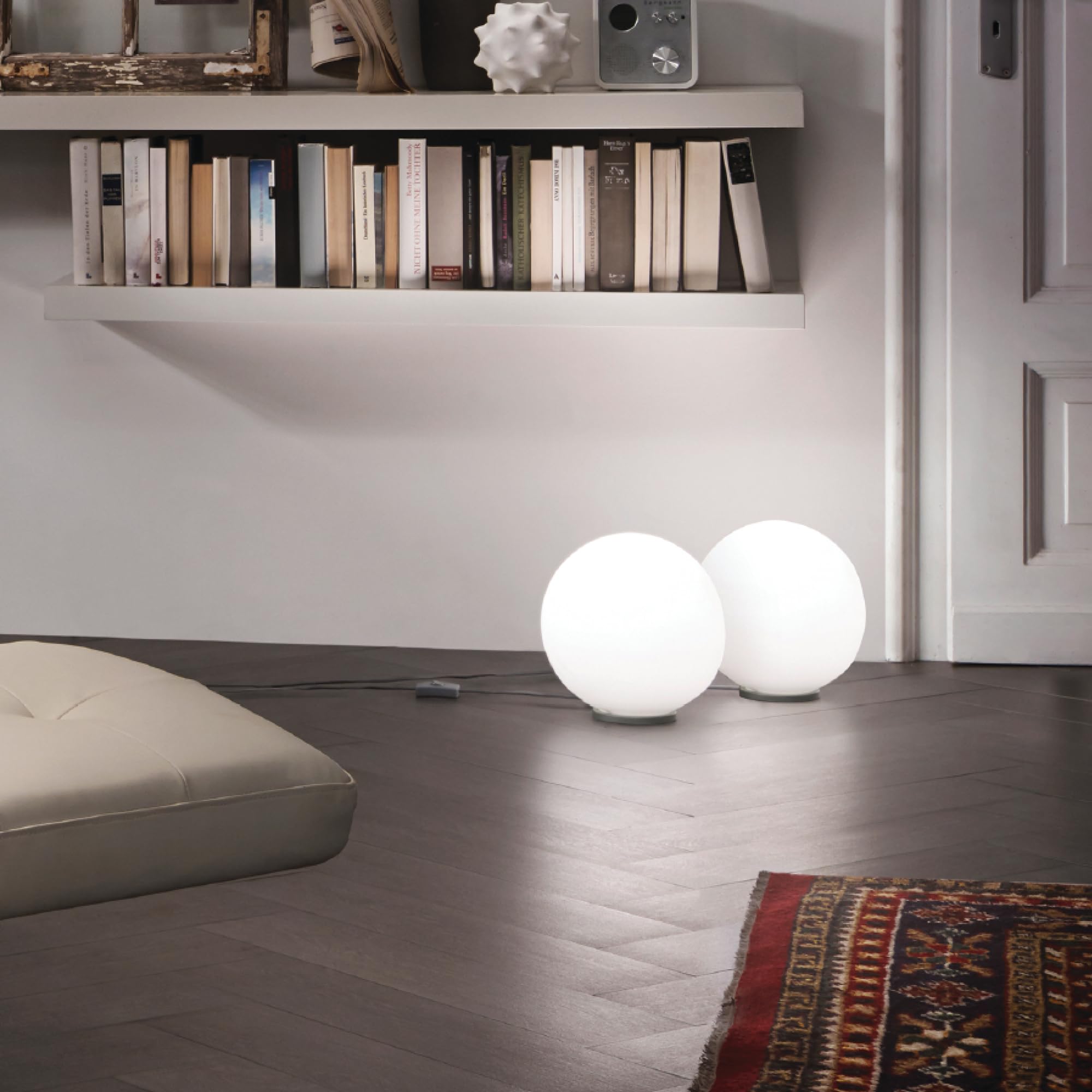 EGLO Tischlampe Ramon - Moderne Nachttischlampe Aus Stahl, Schwarz/weiß, Mit E27 Fassung & Schalter