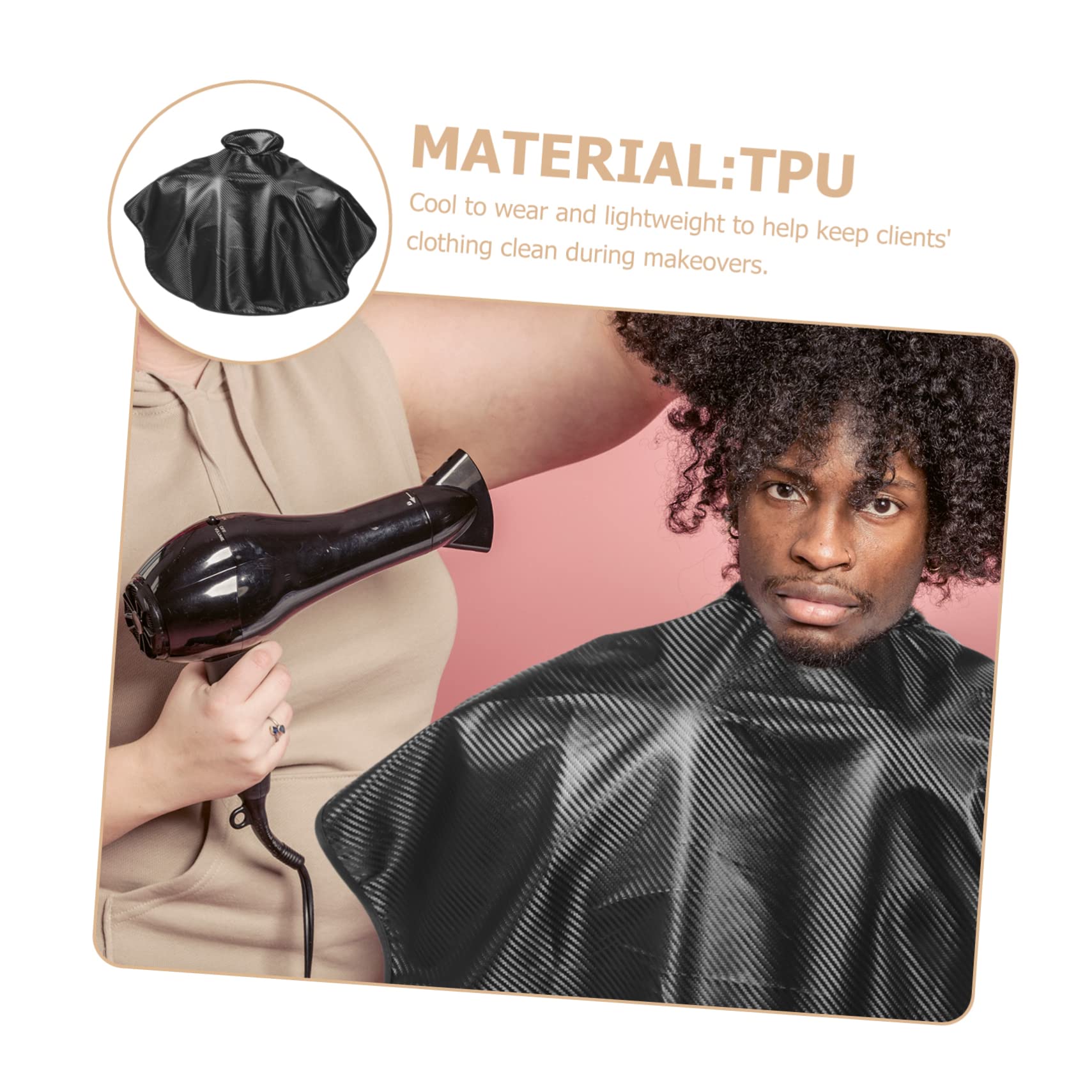 Healeved 3pezzi Parrucchiere Per Taglio e Trattamenti Grembiule Professionale Per Salon e Bellezza Adatta Parrucchieri e Stilisti