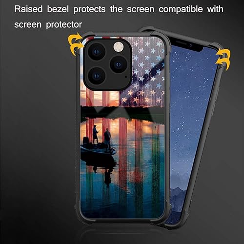Miniatura 3 de CARLOCA Funda compatible con iPhone 14 Pro Max, diseño gráfico de bandera de Estados Unidos, diseño gráfico de bandera de Estados Unidos, a prueba
