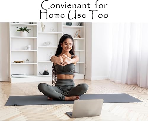 Miniatura 7 de Tatago Toalla antideslizante para esterilla de yoga caliente (72 pulgadas). Nuestra toalla de yoga caliente antideslizante de silicona y mezcla de