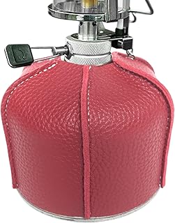 Protector de botes de PU - Case de cubierta de bote pequeño | Decoración de la caja protectora de almacenamiento para la estufa de cocina para mujeres al aire libre Camping | Capazón de almacena