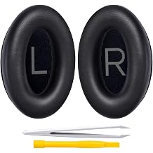 Replacement Ear Pads for Bose QC45, QC SE and New QC, Black