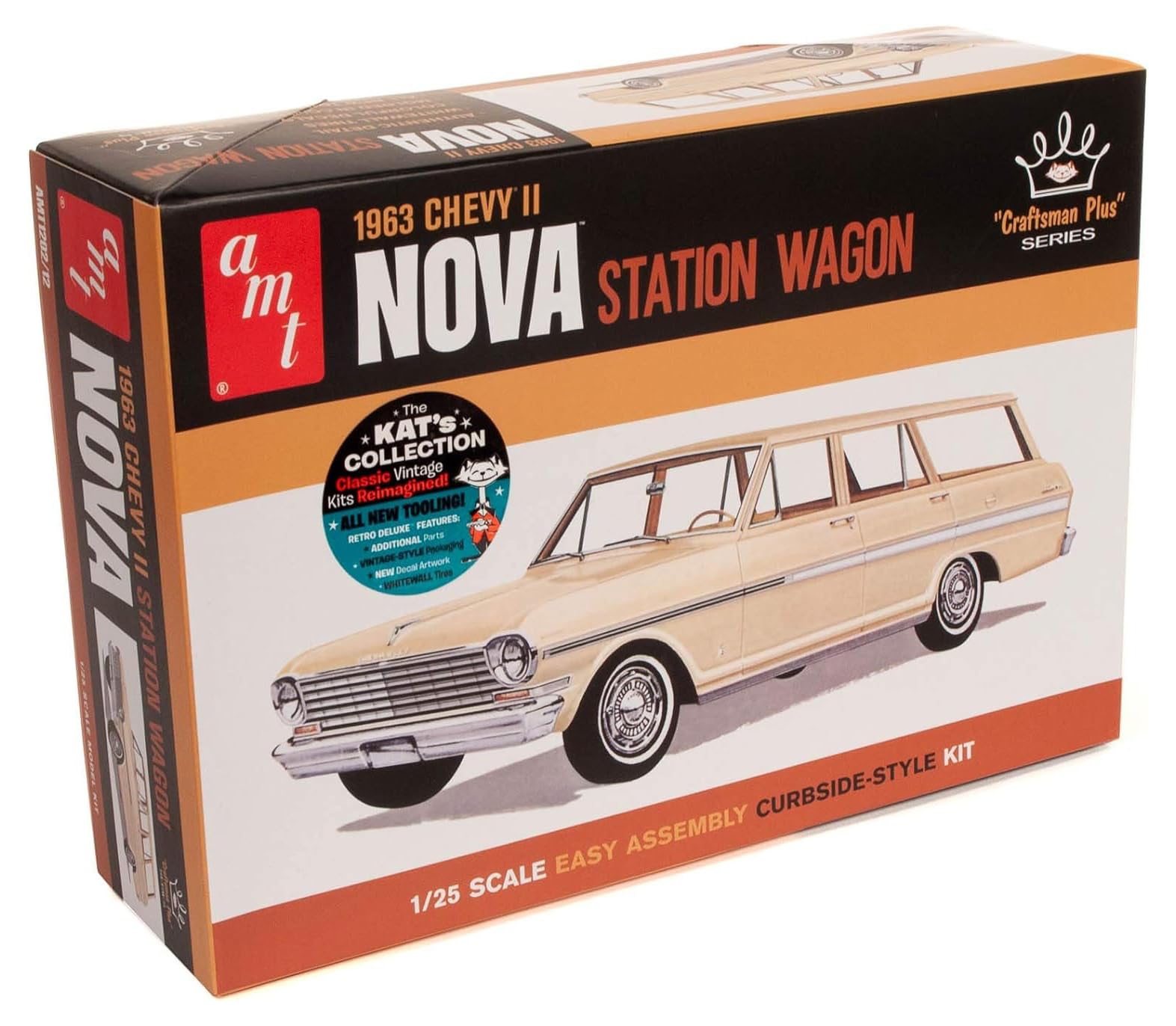 Amazon | AMT 1/25 シボレーII ノヴァ ステーションワゴン 1963 