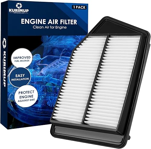 KURIMUP Filtro de aire de repuesto CA11476, filtraciĂłn eficiente que ofrece un 99% de purificaciĂłn de aire, apto para Honda Accord L4 2.4L KURIMUP Filtro de aire de repuesto CA11476, filtraciĂłn eficiente que ofrece un 99% de purificaciĂłn de aire, apto para Honda Accord L4 2.4L