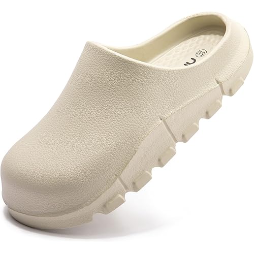 NITTI Women's Arch Support EVA Garden Shoes for Women - Comfort Waterproof Slip-on Outdoor Beach Mules Sandal Ladies Classic Closed Toe Clogs