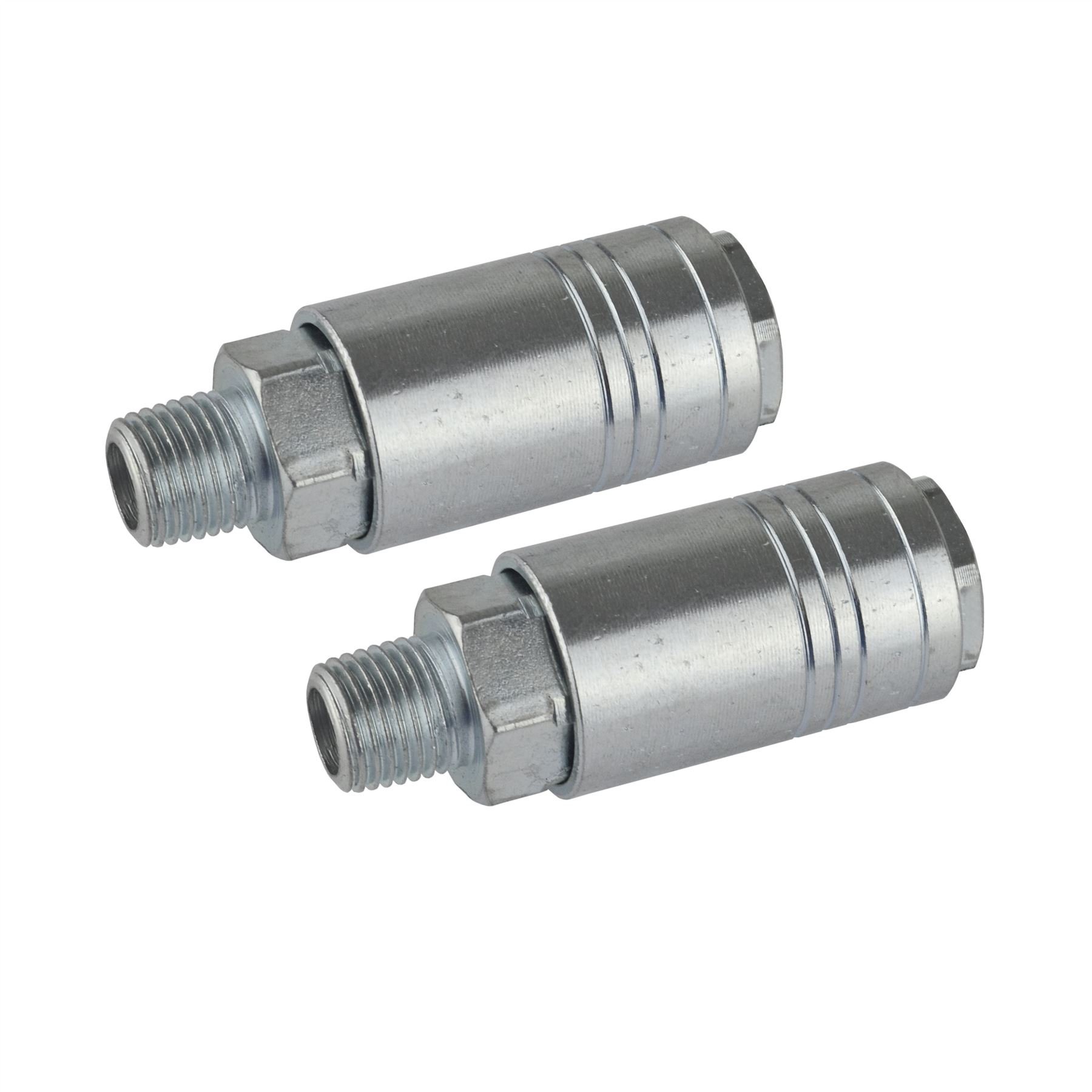 Acoplador de aire de acero US PRO Tools 8185 BSPT 1/4 con alta resistencia