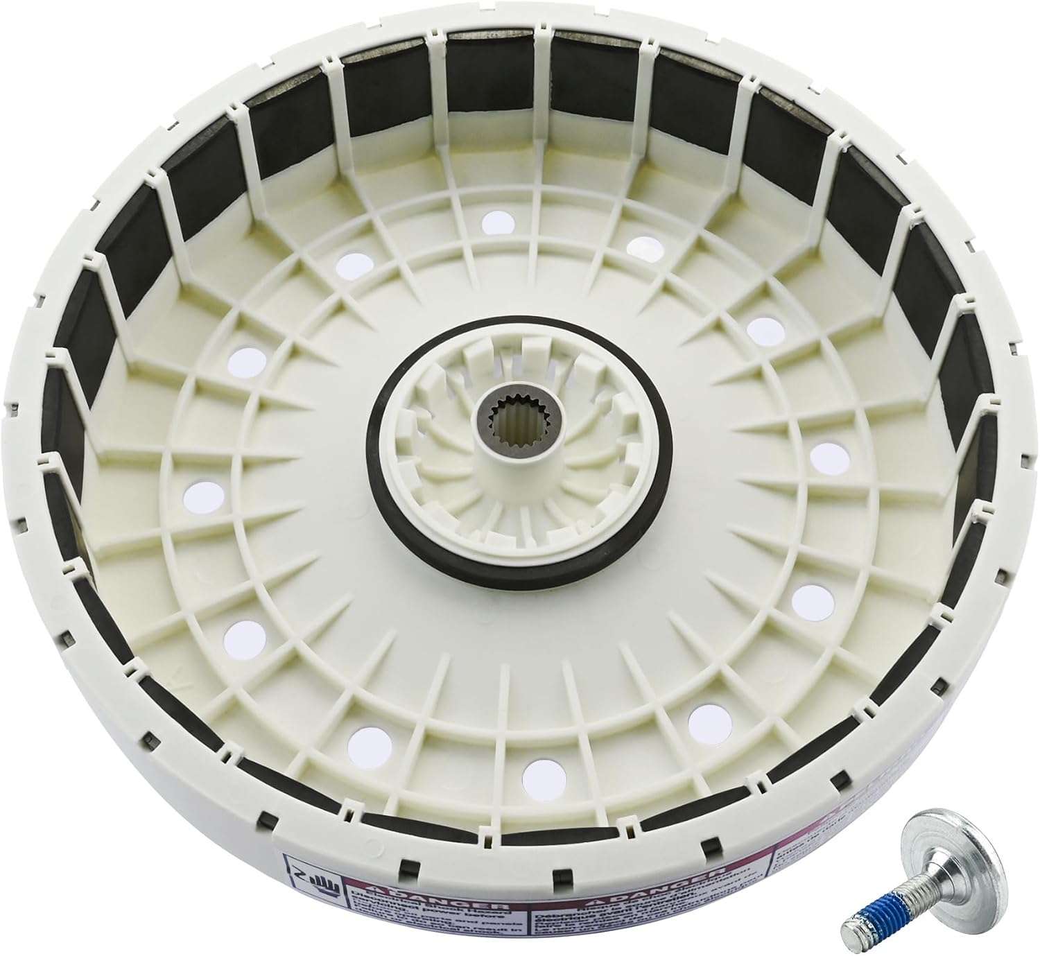 W10754161 W10447979 Washer Rotor (OEM) Compatible with whirlpool maytag crosley kenmore Washer for WTW7000DW0 WTW7500GC2 MVWB766FW1 MVWB765FW ect. Replacement Part AP5956755 PS10064560 PD00028151 etc.