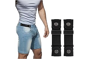 beltbro for men: No Buckle Belts for Men Women Side Belt without...