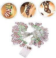 Vista 6 de 1 juego de luces LED de hadas de luces de Navidad, calcetines de Navidad, luz colgante de Navidad, luz de hadas de Navidad, luces de hadas