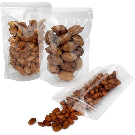 clear resealable pouches