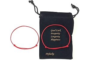 Handmade Red String Bracelet for Good Fortune and Protection