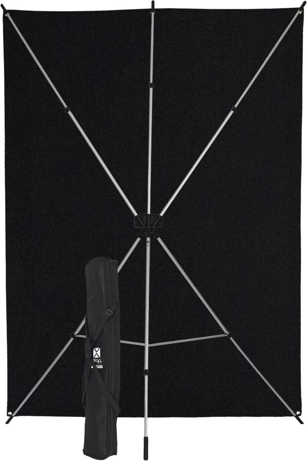 Rеvіеw Westcott 578K X-Drop Kit with 5 x 7 Feet Black Backdrop - Black