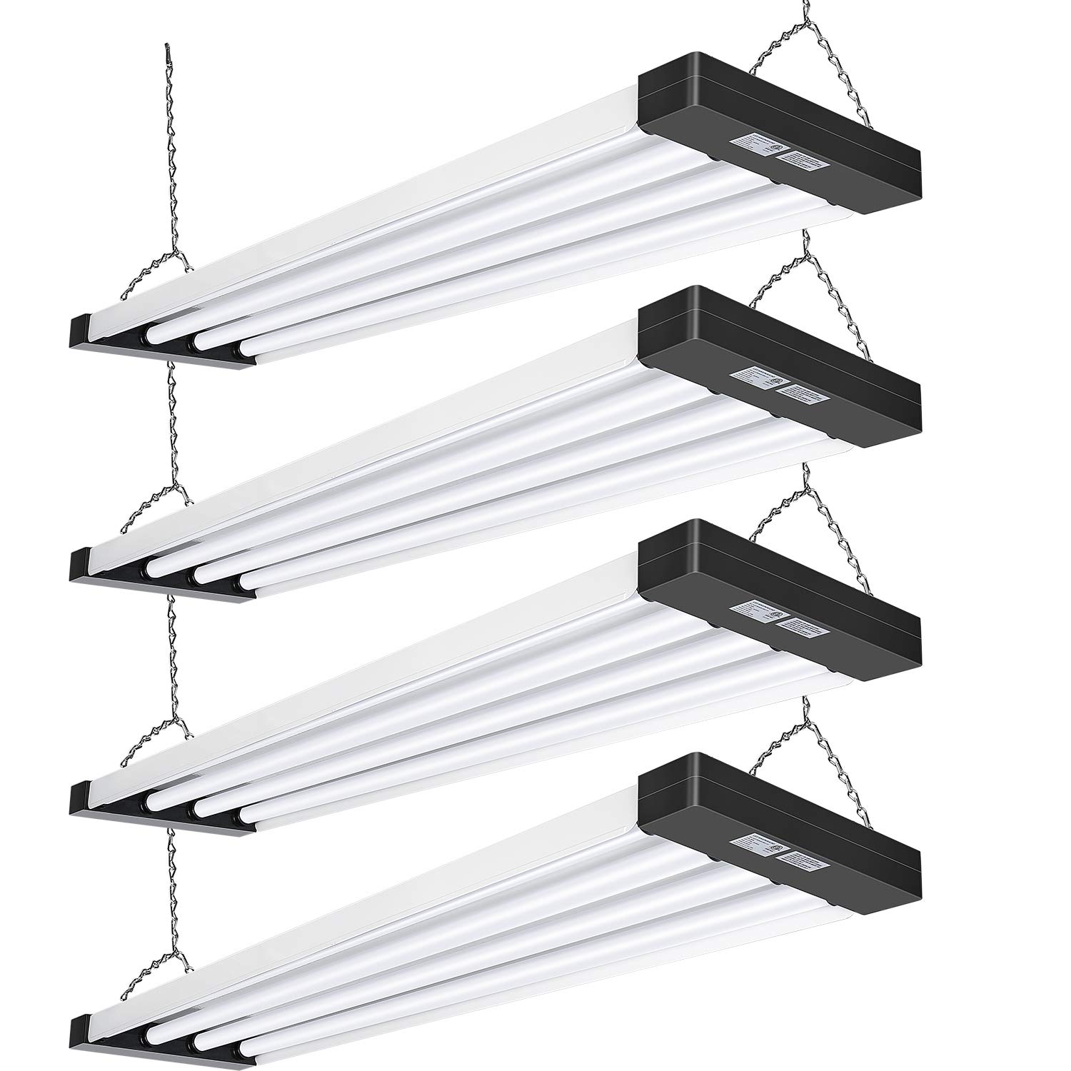 Buy 4FT LED Utility Low Bay Shop Lights, 80W,8800lm,5000K, [ 4lamp F32T8 Fluorescent Equiv