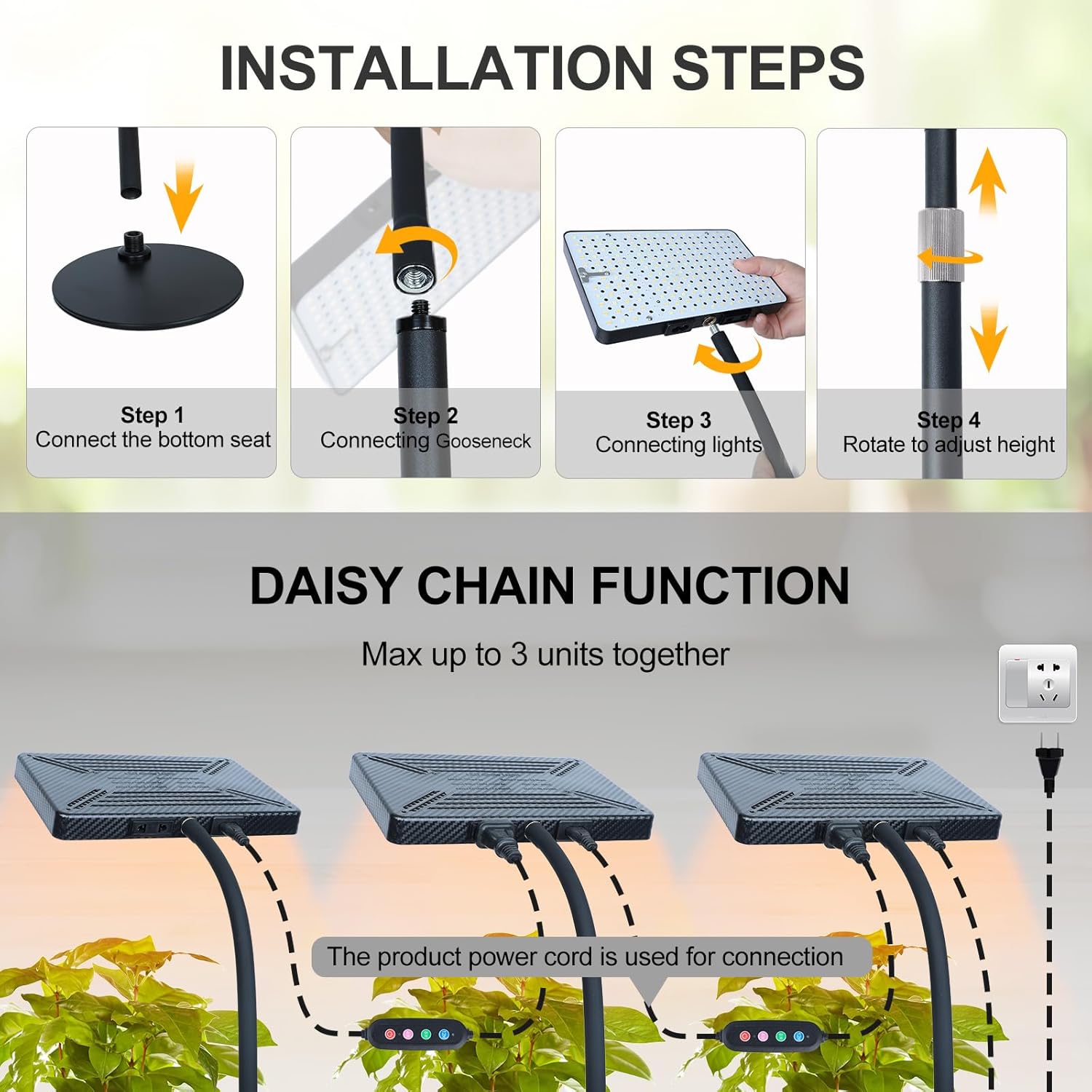 Installation Steps for FECiDA Grow Light