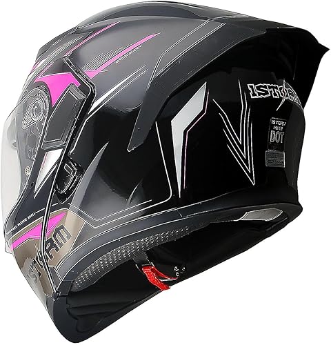 Miniatura 29 de 1Storm Motorcycle Modular Full Face Helmet Flip up Dual Visor Sun Shield: HB89 Arrow Pink Arrow Pink,Arrow Blue,Arrow Green,Arrow Orange,Arrow