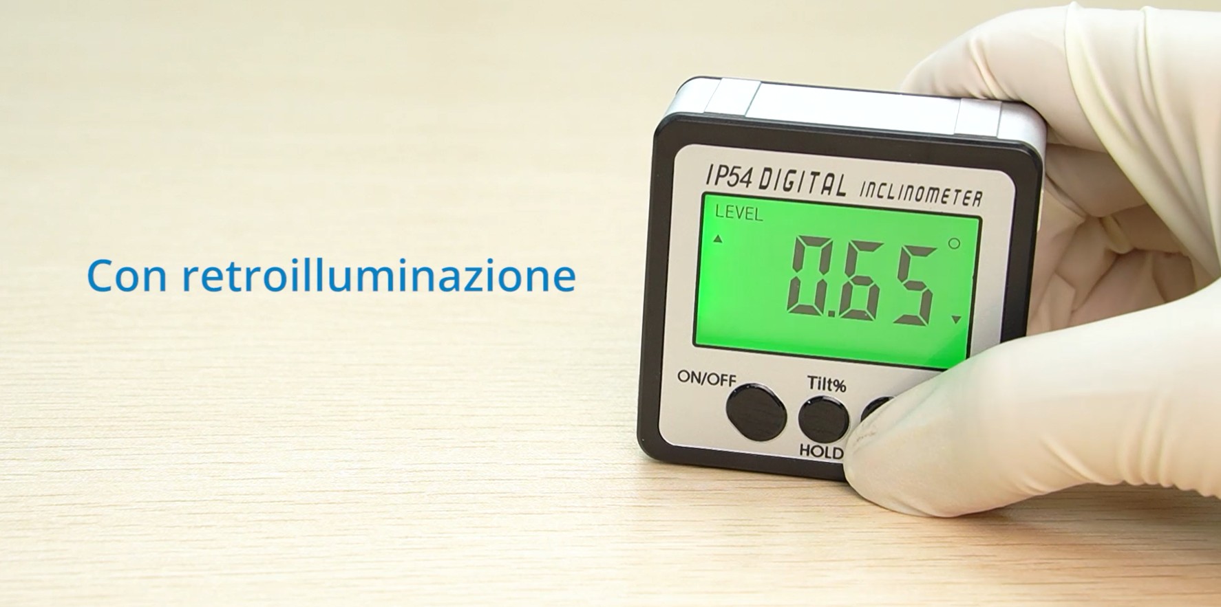 Goniometro Digitale AUTOUTLET - Base Magnetica, LCD Retroilluminato, Precisione +/-0.1° - Foto 8