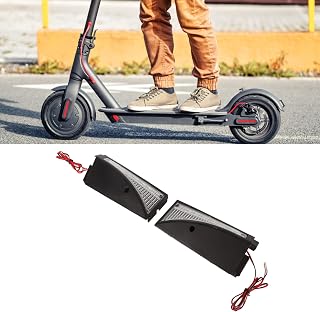 Tefola Luz de seta de scooter elétrica, 1 par de 25 cm de luz de seta de scooter elétrica leve E luz traseira de aviso para peças de scooter elétrica