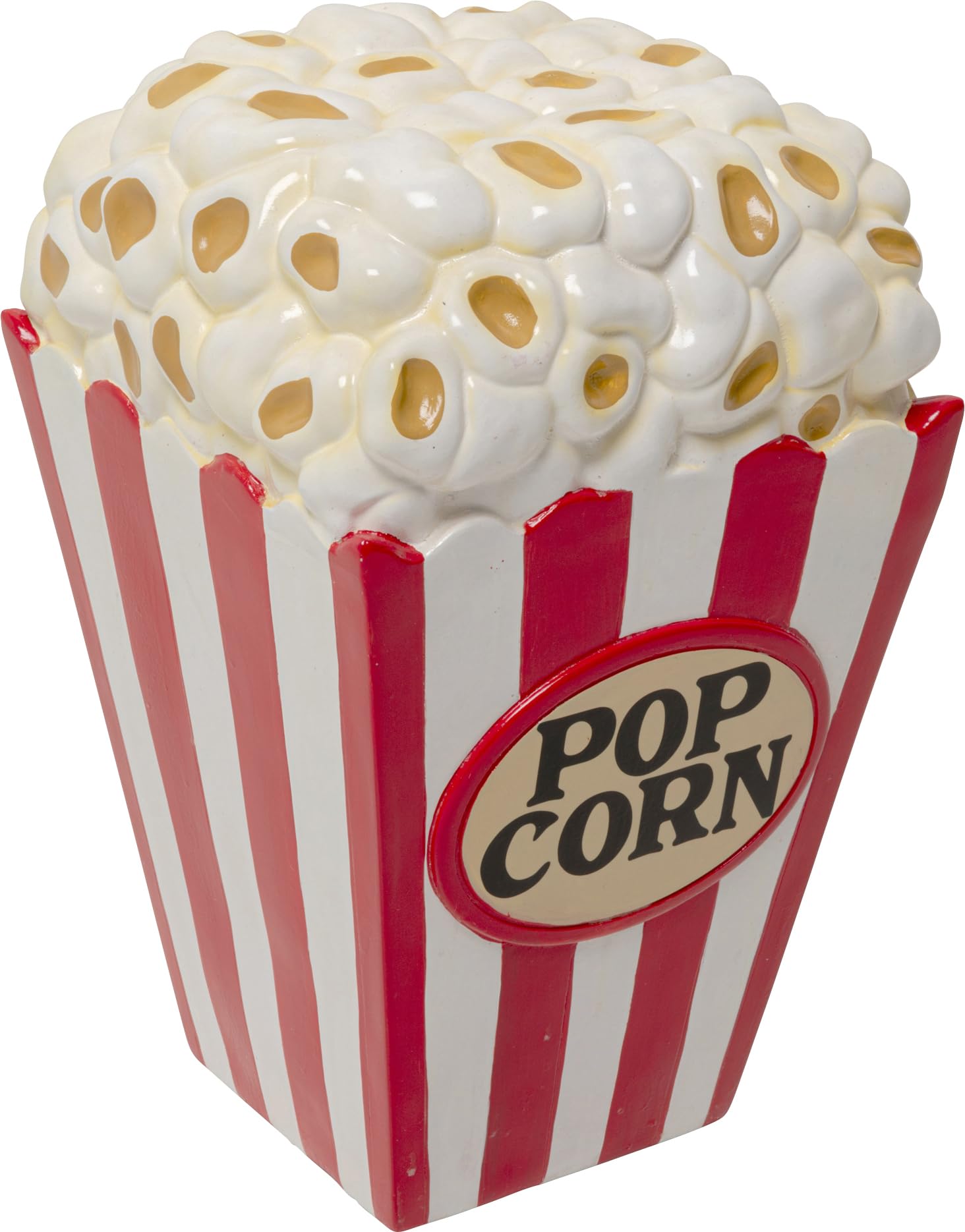 Kare Design Pouf Popcorn, 30x30 cm (H 47 cm), in polyresina dipinta a mano, look giocoso e moderno, soggiorno, cameretta, portata max 110 kg