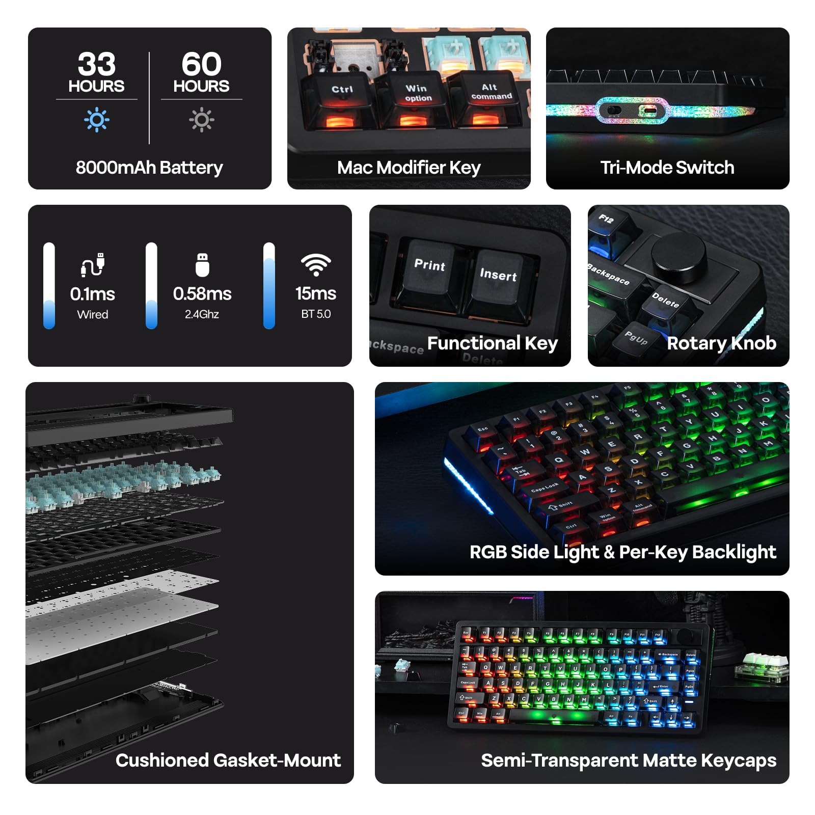 Amazon.com: EPOMAKER HE75 V2 TMR Hall Effect Gaming Keyboard w
