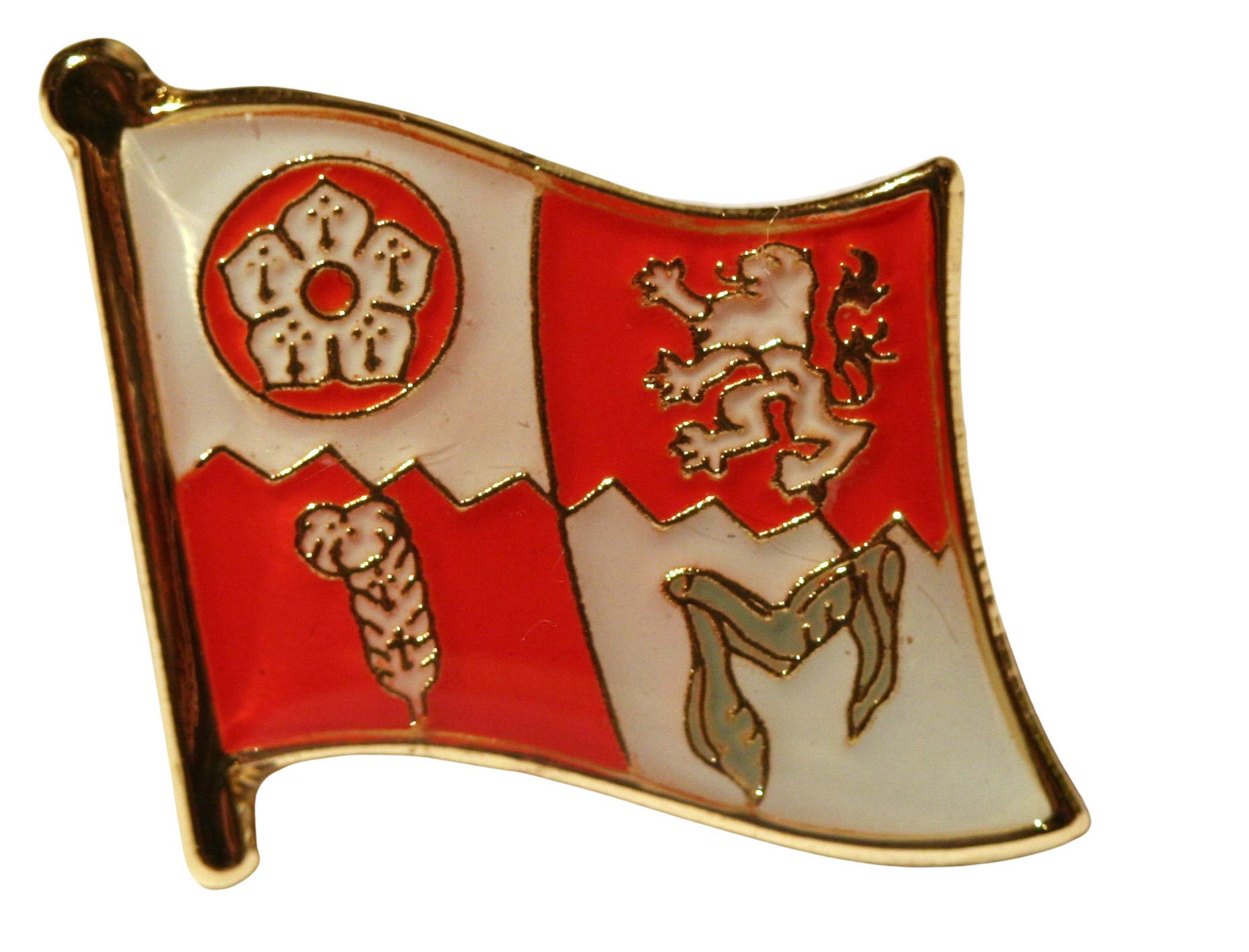 Leicestershire County Flag Pin Badge