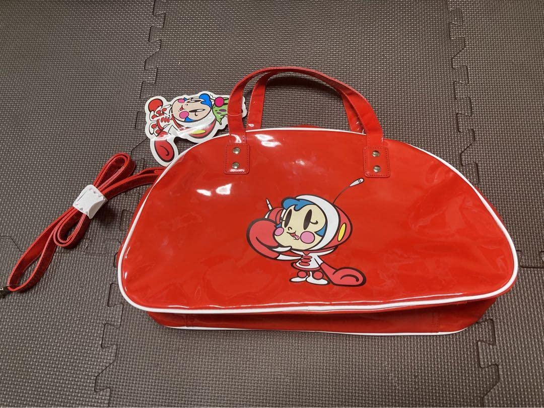 Amazon.co.jp: OH！スーパーミルクチャン 2WAYエナメルバッグ 赤