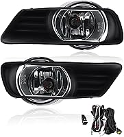 Vista 11 de Sinoparcel Conjunto de Faros Delanteros Redondos de 7 Pulgadas con Anillo Halo DRL/Señal de Giro, Faros LED de Haz Sellado H6024 6024, Reemplazo Más