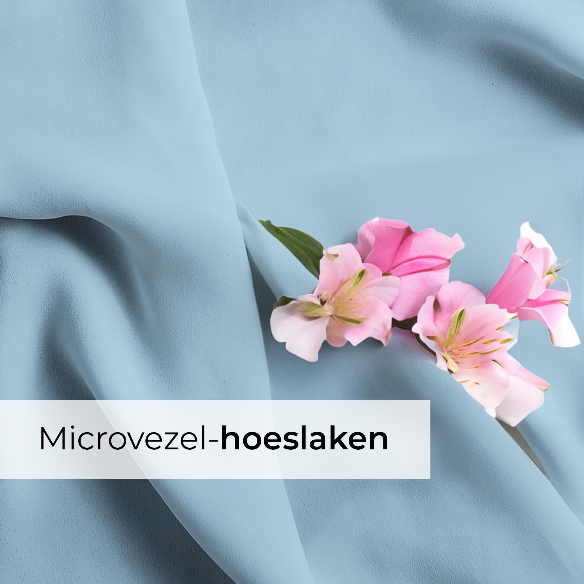 1 stuk hoeslaken met rits, geborsteld premium kwaliteit onderlaken 40,6