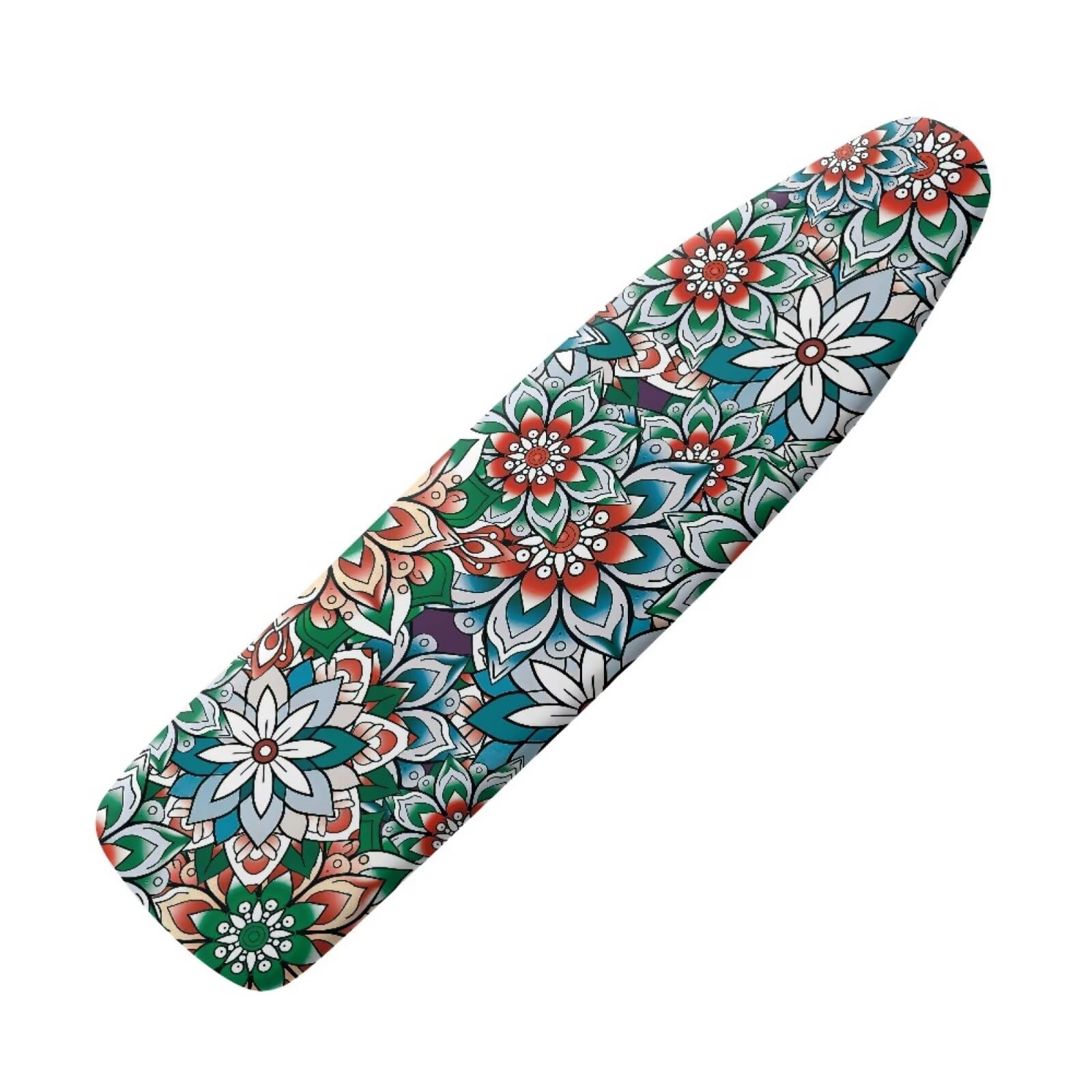 Coloranimal Tribe Flower Large Ironing Board Cover Thick Ironing Board Covers with Elastic Edge Iron Table Protective Heat Resistant Iron Protector for Home