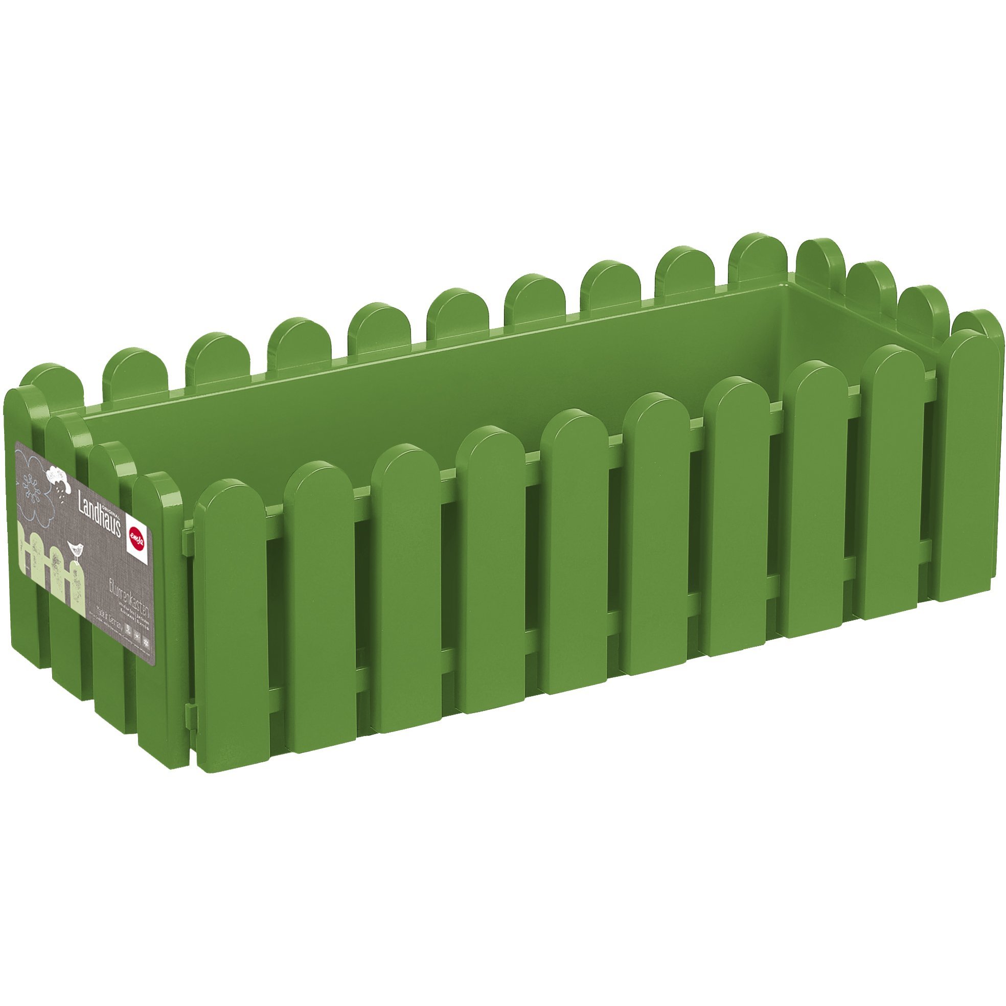 Emsa Landhaus Blumenkasten 50x20x16 grn : Amazon.de: Garten
