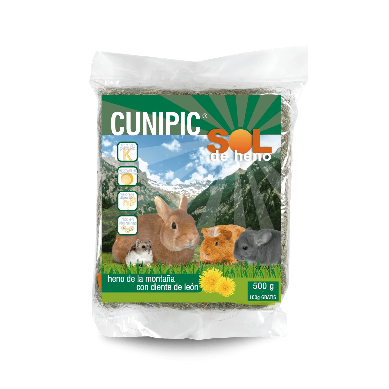 Cunipic - Cunipic Sol De Heno Con Diente De León - 500 Grs