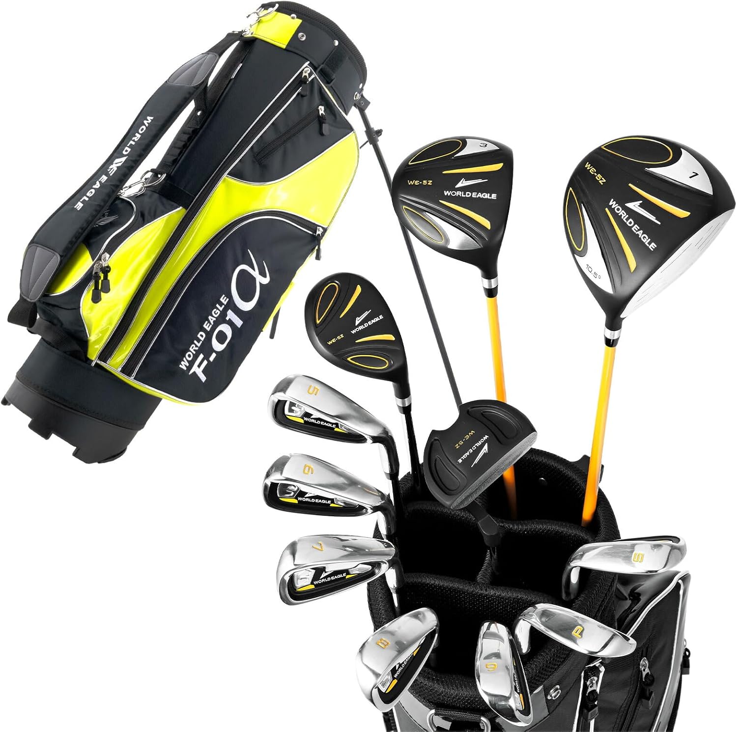 WORLD EAGLE アウトレット 初心者向け ゴルフクラブセット 右利き用 11