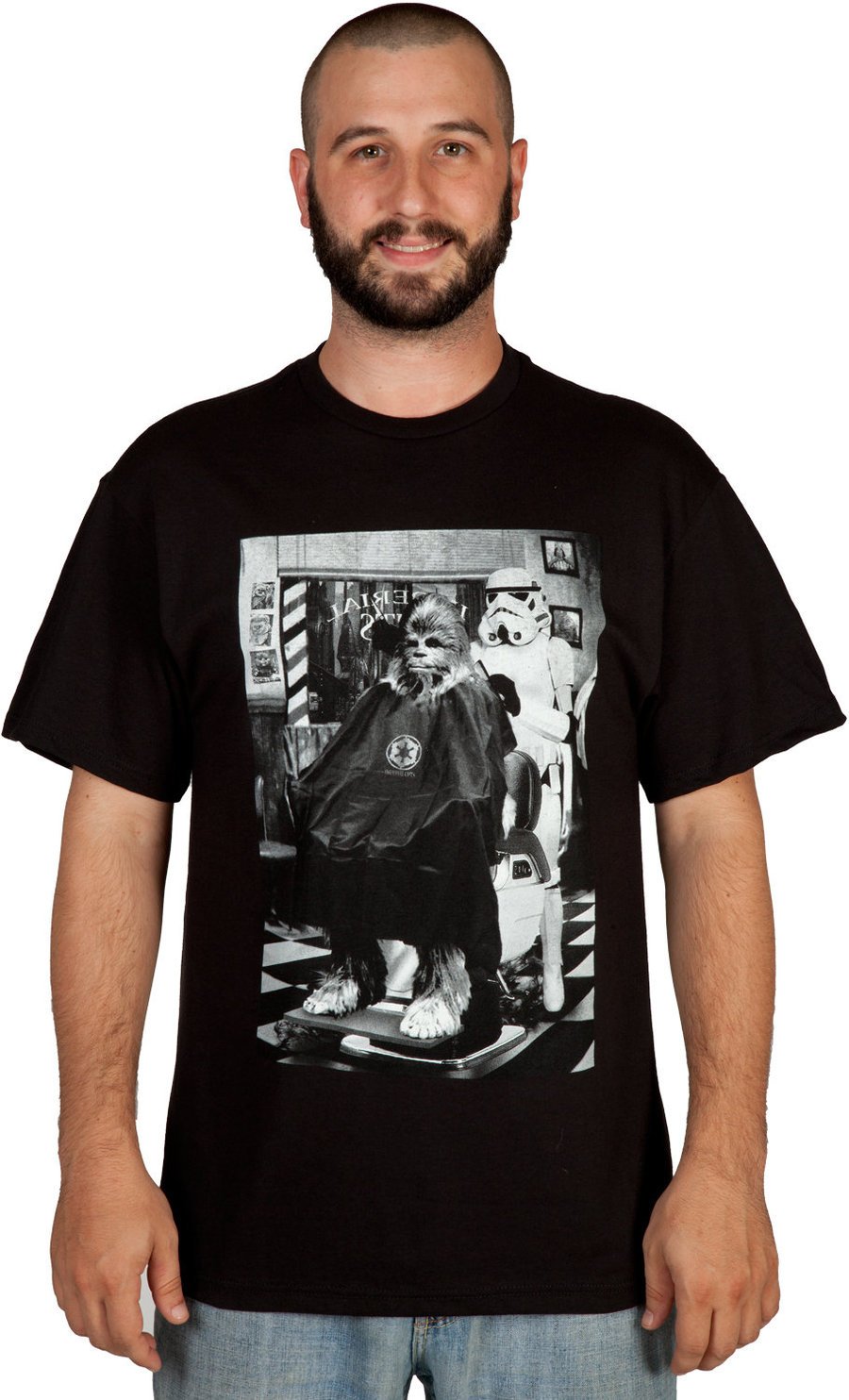 Star Wars Men's Barber Shop T-Shirt