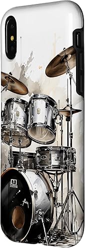 Miniatura 8 de Funda para iPhone 11 Vintage Drum Set Drawing
