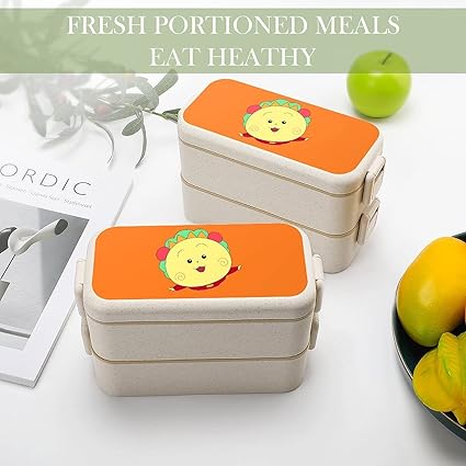 Amazon コジコジ 弁当箱 お弁当ボックス ランチボックス Panmax 男性 女性 漏れ防止 学生 麦わら繊維 かわいい 人気 二段 高校生 軽量 食器付き 小型 Panmax ホーム キッチン