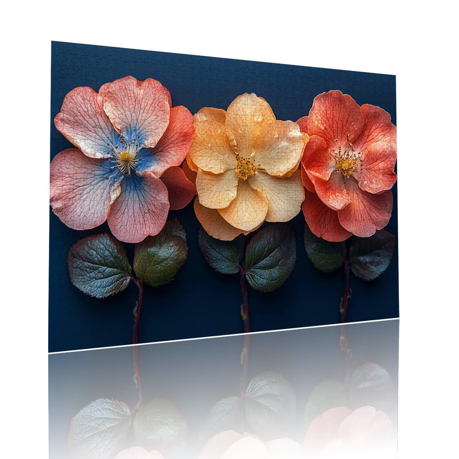 Blume Puzzle für Erwachsene Kinder Anspruchsvoll 5000 Teile Impossible Klassische Puzzles Schwer Anlage ab 8 9 10 Jahre Mädchen Jungen Jigsaw Kunst Educa,für Dekoration und Geschenke 105x156cm t-347