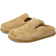 Vince Mens Decker Clog Mule Camel Beige Leather 10.5, Camel Beige Leather., 10.5