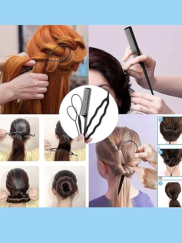 Miniatura 8 de Mini bandas de goma para el cabello con caja organizadora, lazos suaves para el pelo de niña pequeña, coloridas bandas de goma para bebé,