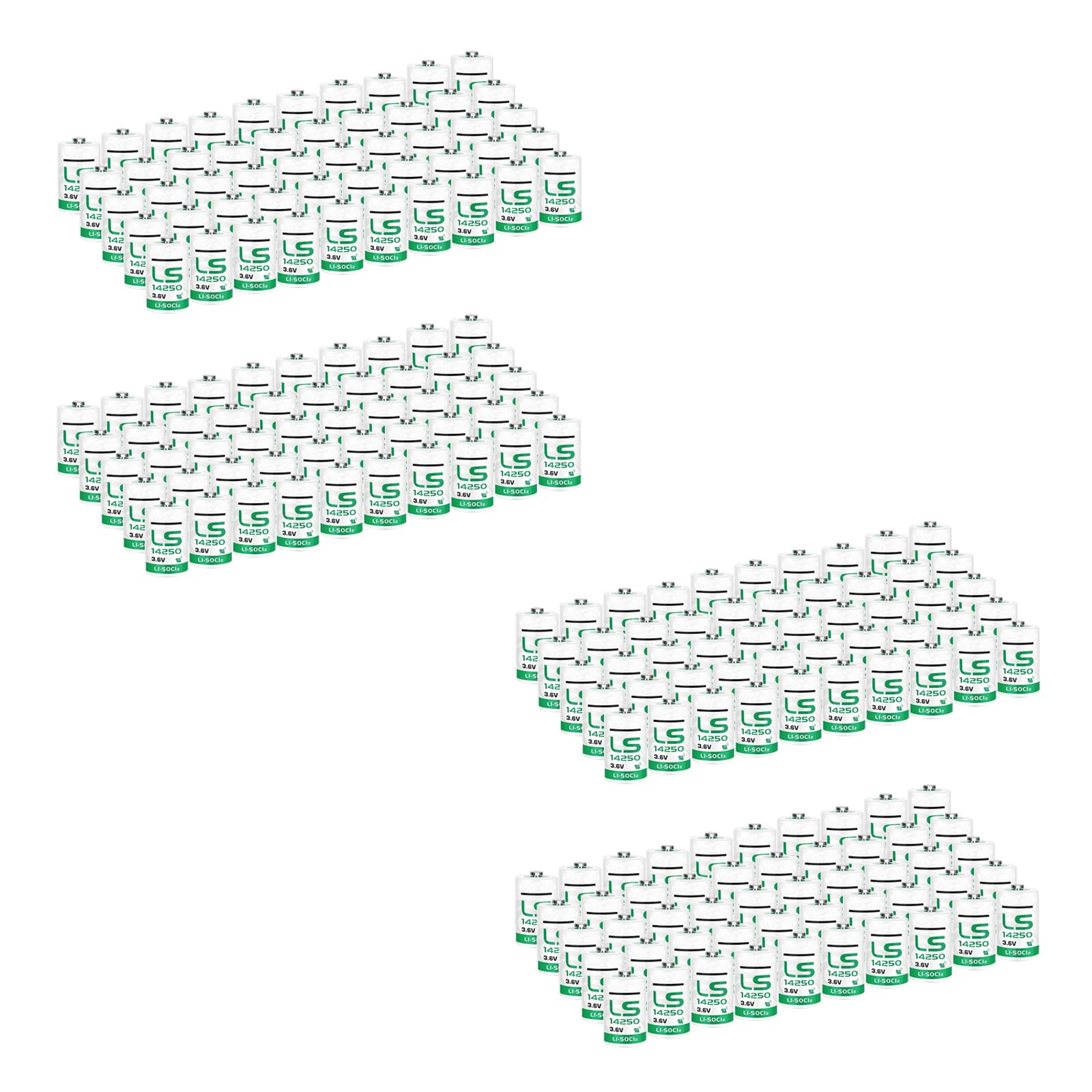 200 Pack LS14250 Battery 3 6V 1200mAh C 1 2 AA Lithium Battery for LS 14250